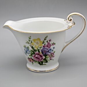 Kingswood China Creamer 8 ounce Spring Floral Design Occupied Japan